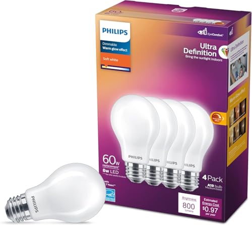 Philips Ultra Definition LED Bulbs Review: CRI95, Dimmable Soft White & EyeComfort Lighting
